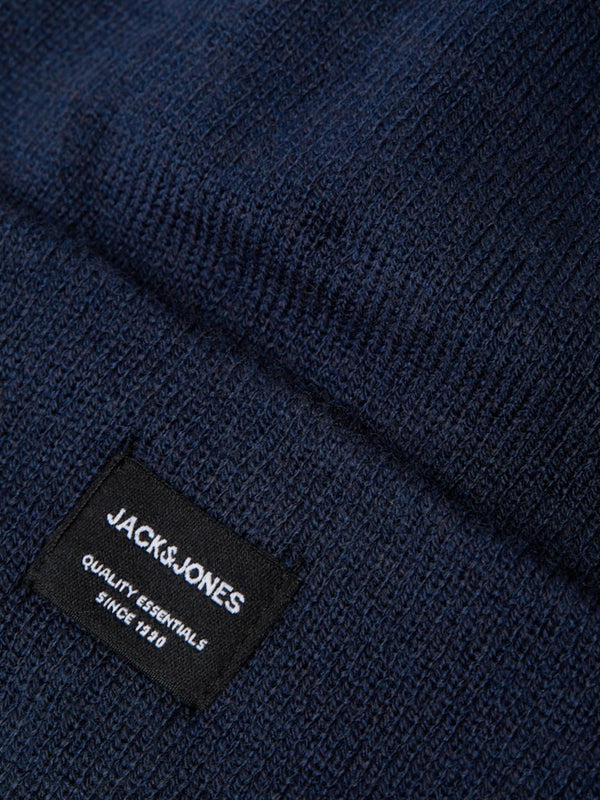 Jack & Jones JACDNA Recycled Knit Beanie – Unisex Winter Hat - Borderland Muff