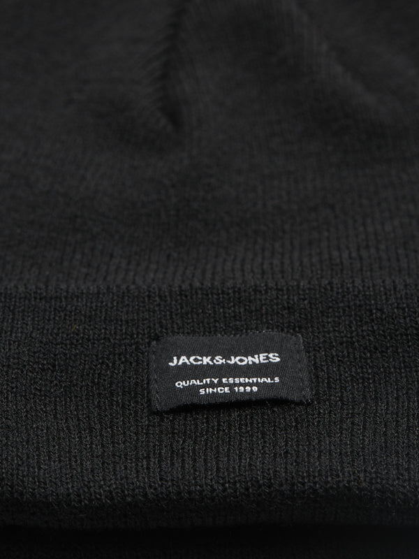 Jack & Jones JACDNA Recycled Knit Beanie – Unisex Winter Hat - Borderland Muff