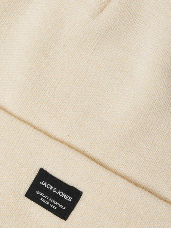 Jack & Jones JACDNA Recycled Knit Beanie – Unisex Winter Hat - Borderland Muff