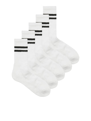Jack & Jones JACREGEN Tennis Socks 5 Pack - Borderland Muff