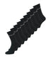 Jack & Jones JACREGEN Tennis Socks 9 Pack in black and white men's comfortable sports socks made with recycled cotton