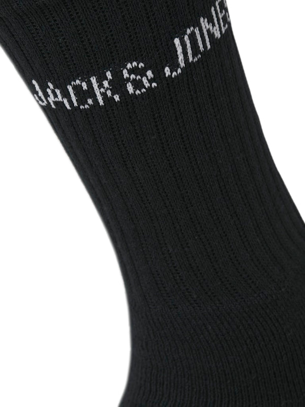Jack & Jones JACREGEN Tennis Socks 9 Pack in black and white men's comfortable sports socks made with recycled cotton