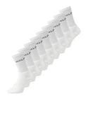Jack & Jones JACREGEN Tennis Socks 9 Pack in black and white men's comfortable sports socks made with recycled cotton