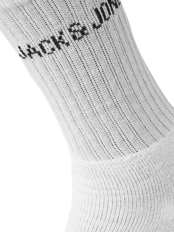 Jack & Jones JACREGEN Tennis Socks 9 Pack in black and white men's comfortable sports socks made with recycled cotton