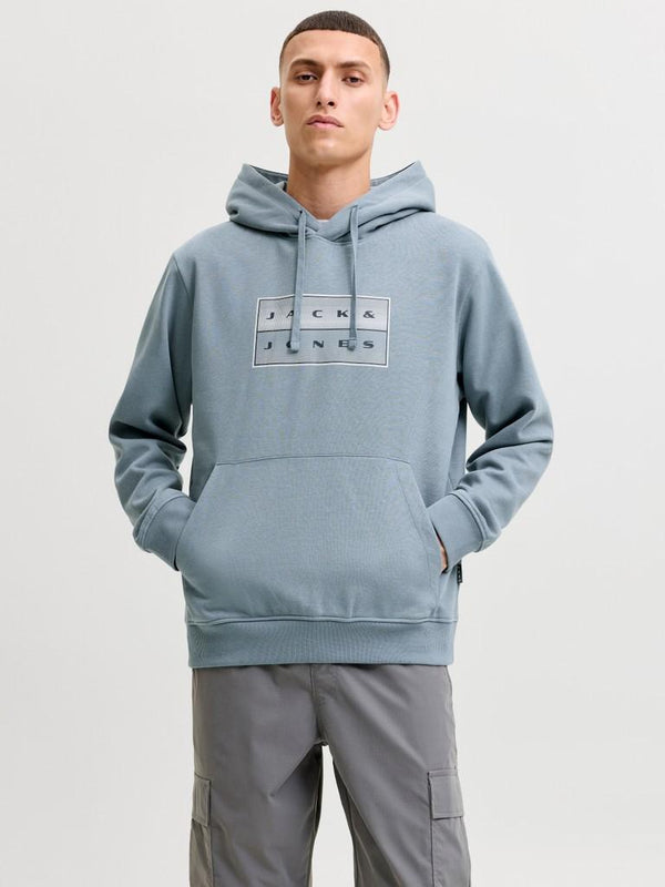 Jack & Jones JCO Fusion Box Sweat Hoodie – Organic Cotton Relaxed Fit Men's Hoodie