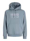 Jack & Jones JCO Fusion Box Sweat Hoodie – Organic Cotton Relaxed Fit Men's Hoodie