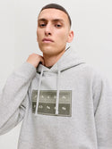 Jack & Jones JCO Fusion Box Sweat Hoodie – Organic Cotton Relaxed Fit Men's Hoodie