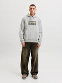 Jack & Jones JCO Fusion Box Sweat Hoodie – Organic Cotton Relaxed Fit Men's Hoodie