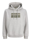 Jack & Jones JCO Fusion Box Sweat Hoodie – Organic Cotton Relaxed Fit Men's Hoodie