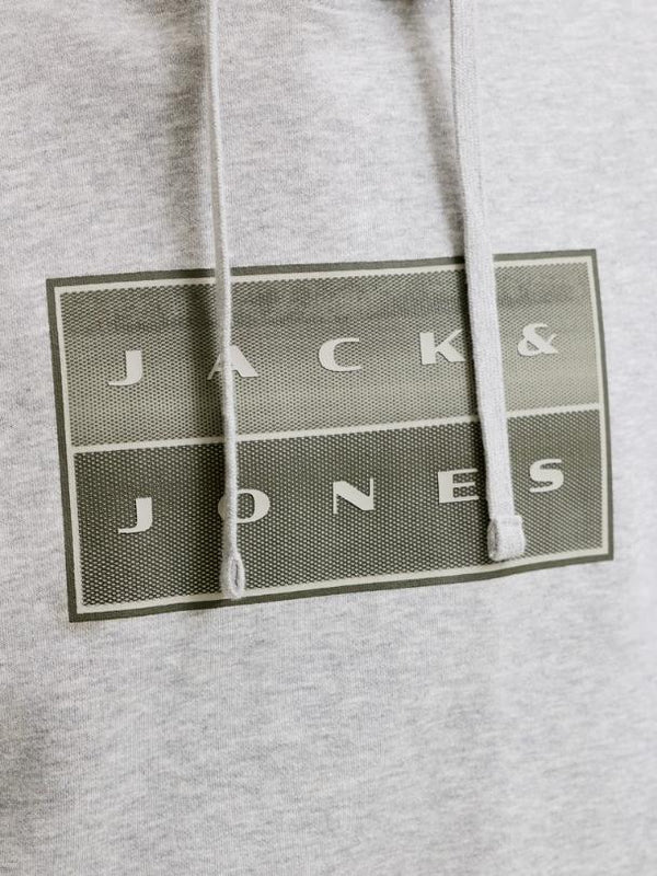 Jack & Jones JCO Fusion Box Sweat Hoodie – Organic Cotton Relaxed Fit Men's Hoodie