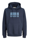 Jack & Jones JCO Fusion Box Sweat Hoodie – Organic Cotton Relaxed Fit Men's Hoodie