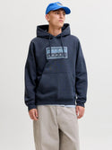 Jack & Jones JCO Fusion Box Sweat Hoodie – Organic Cotton Relaxed Fit Men's Hoodie