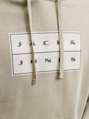 Jack & Jones JCO Fusion Box Sweat Hoodie – Organic Cotton Relaxed Fit Men's Hoodie