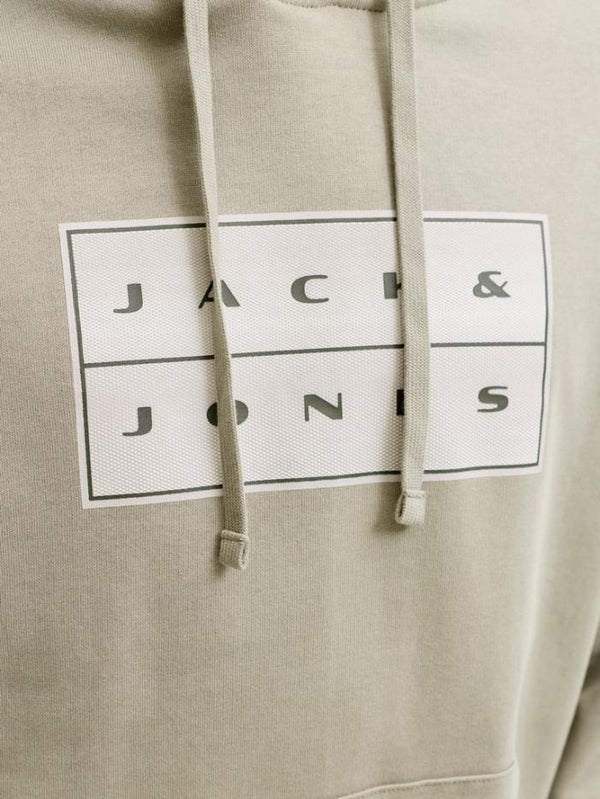 Jack & Jones JCO Fusion Box Sweat Hoodie – Organic Cotton Relaxed Fit Men's Hoodie
