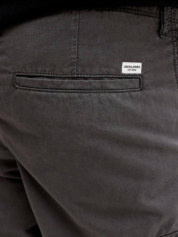 Jack & Jones JPSTCOLE Matty Cargo Shorts Asphalt relaxed fit men’s cotton cargo shorts