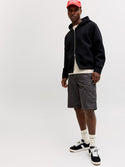 Jack & Jones JPSTCOLE Matty Cargo Shorts Asphalt relaxed fit men’s cotton cargo shorts