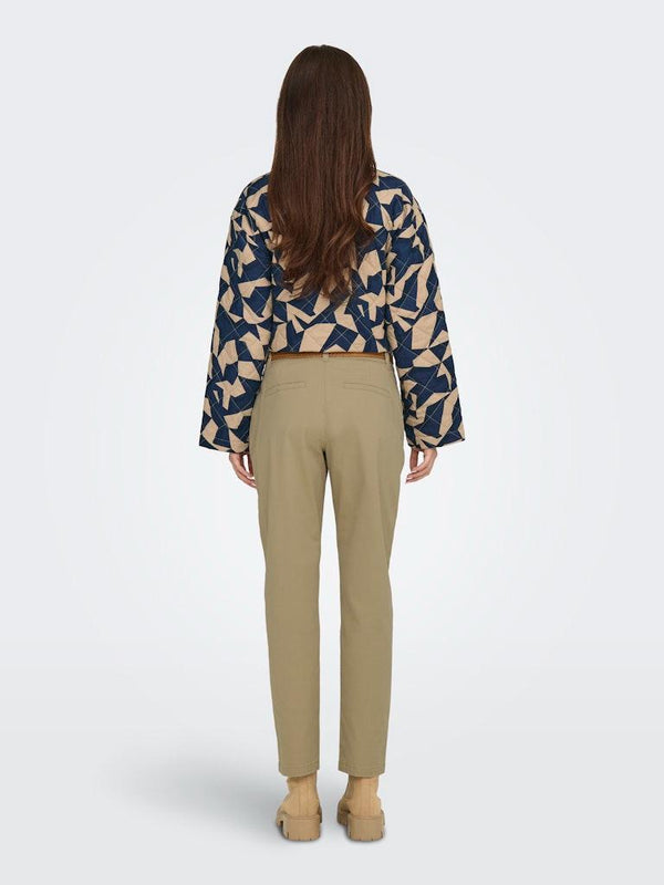 JDY Chicago Womens Belted Chino Trousers - Borderland Muff