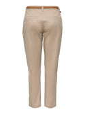JDY Chicago Womens Belted Chino Trousers - Borderland Muff