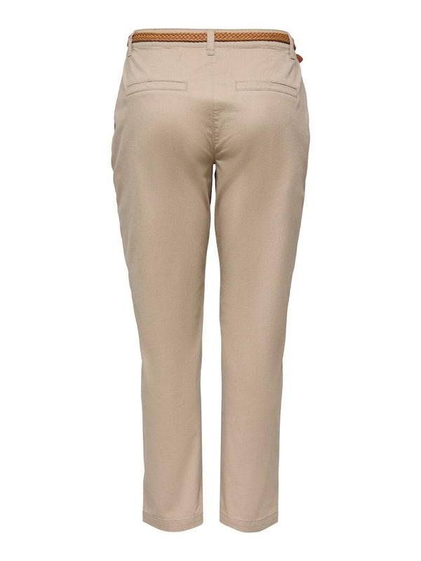 JDY Chicago Womens Belted Chino Trousers - Borderland Muff