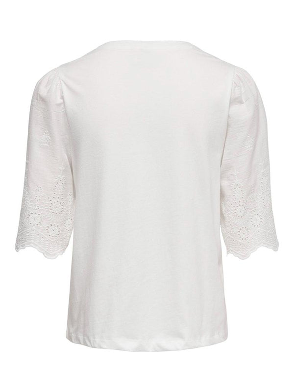 JDYLAIR LIFE Organic Cotton Embroidered Top - Borderland Muff