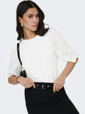 JDYLAIR LIFE Organic Cotton Embroidered Top - Borderland Muff