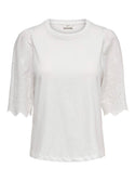 JDYLAIR LIFE Organic Cotton Embroidered Top - Borderland Muff