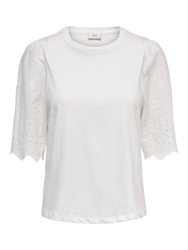 JDYLAIR LIFE Organic Cotton Embroidered Top - Borderland Muff
