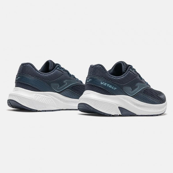 Joma Vitaly Man 2603 Navy men's running shoes with breathable VTS mesh upper, cushioned phylon midsole and durable rubber outsole