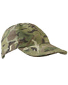 Kombat Kids Camo Baseball Cap in BTP – adjustable Velcro strap and duckbill peak