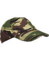 Kombat Kids Camo Baseball Cap in DPM – adjustable Velcro strap and duckbill peak