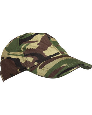 Kombat Kids Camo Baseball Cap in DPM – adjustable Velcro strap and duckbill peak