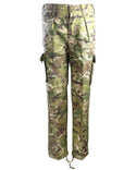 Kombat Kids Camo Trousers in BTP – 6 pockets, zip fly, polycotton ripstop