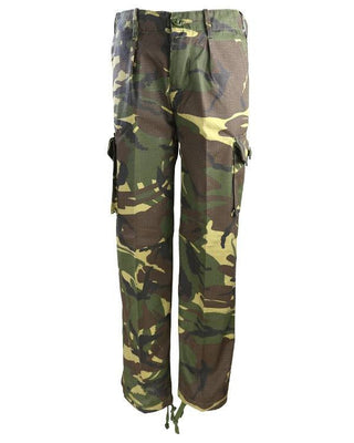 Kombat Kids Camo Trousers in DPM – 6 pockets, zip fly, polycotton ripstop