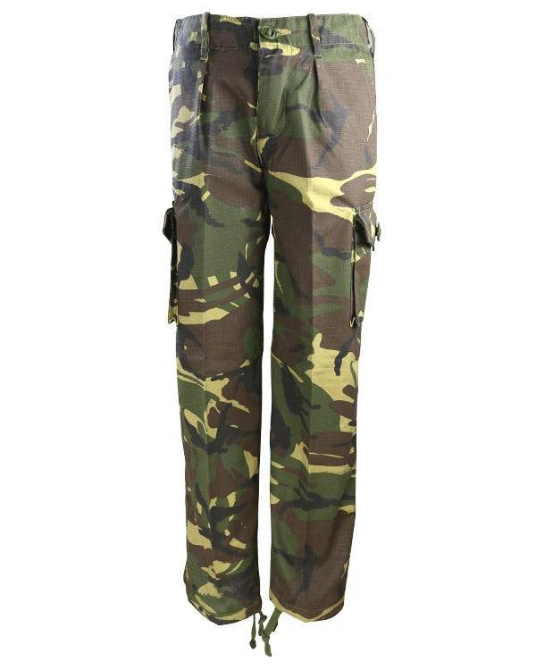 Kombat Kids Camo Trousers in DPM – 6 pockets, zip fly, polycotton ripstop