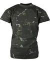 Kombat Kids Camo T-Shirt in BTP Black – 50% cotton, 50% polyester

