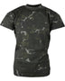 Kombat Kids Camo T-Shirt in BTP Black – 50% cotton, 50% polyester

