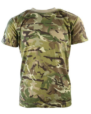Kombat Kids Camo T-Shirt in BTP – 50% cotton, 50% polyester