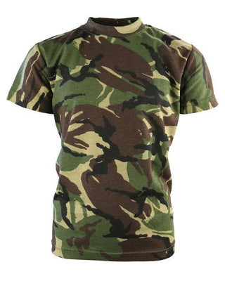 Kombat Kids Camo T-Shirt in DPM – 50% cotton, 50% polyester