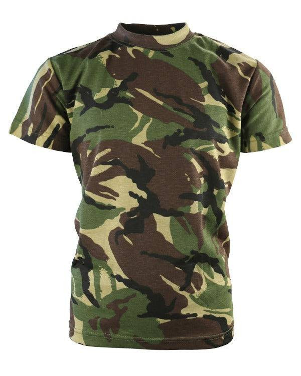 Kombat Kids Camo T-Shirt in DPM – 50% cotton, 50% polyester