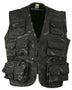 Kombat Kids Tactical Camo Vest in BTP Black – 11 pockets, zip front, polycotton ripstop