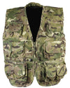 Kombat Kids Tactical Camo Vest in BTP – 11 pockets, zip front, polycotton ripstop