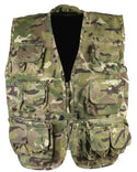 Kombat Kids Tactical Camo Vest in BTP – 11 pockets, zip front, polycotton ripstop