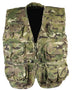 Kombat Kids Tactical Camo Vest in BTP – 11 pockets, zip front, polycotton ripstop