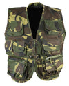Kombat Kids Tactical Camo Vest in DPM – 11 pockets, zip front, polycotton ripstop