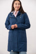 Lighthouse Beachcomber Long Ladies Waterproof Jacket | Lightweight Raincoat - Borderland Muff