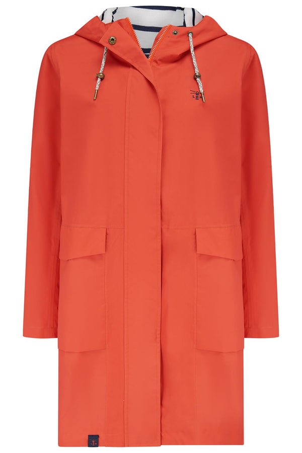 Lighthouse Beachcomber Long Ladies Waterproof Jacket | Lightweight Raincoat - Borderland Muff