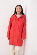 Lighthouse Beachcomber Long Ladies Waterproof Jacket | Lightweight Raincoat - Borderland Muff