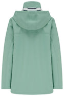 Lighthouse Beachcomber Ladies Waterproof Jacket | Lightweight Raincoat - Borderland Muff - green