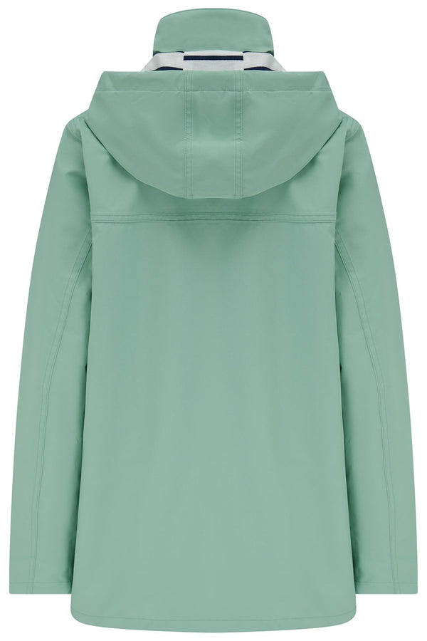 Lighthouse Beachcomber Ladies Waterproof Jacket | Lightweight Raincoat - Borderland Muff - green