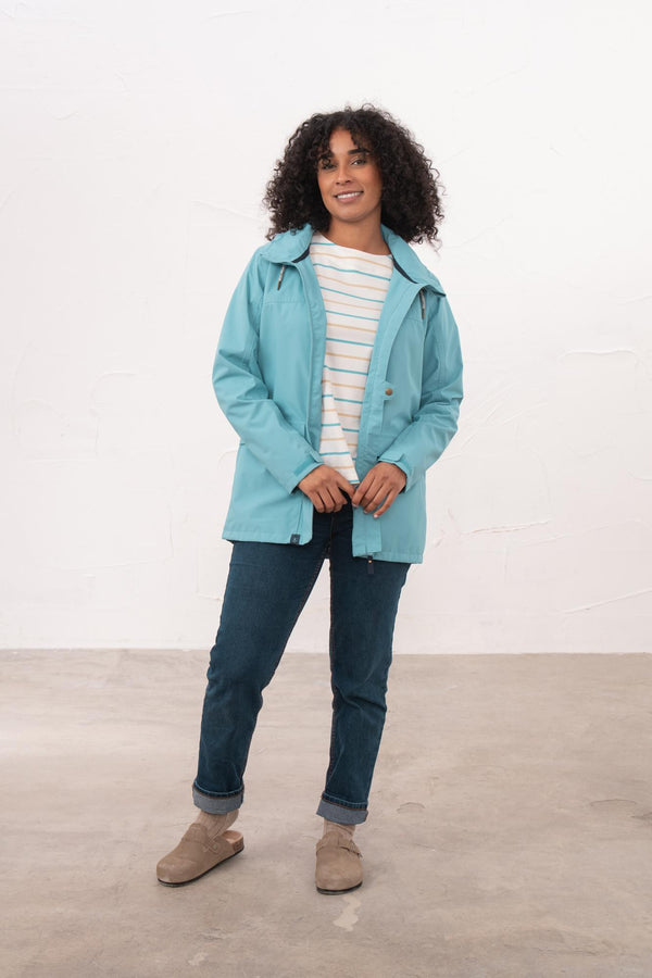Lighthouse Beachcomber Ladies Waterproof Jacket | Lightweight Raincoat - Borderland Muff